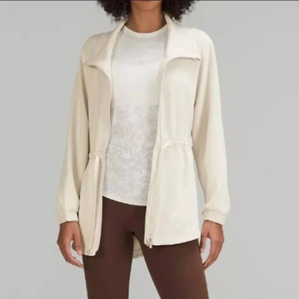 COPY - Lululemon athletica Softstreme Cinch-Waist Jacket - Opal Size 6 Like New